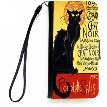 Imagem de Rikki Knight La Chat Noir Capa carteira flip para iPhone 5c com aba magnética