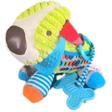 Imagem de Pelúcia Sensorial Interativa chocalho conforto bebê animais - 70P, Cac