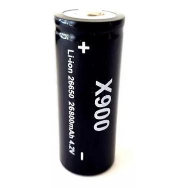 Imagem de 1 (uma) Bateria Recarregavel Li-Ion 26650 4.2v 16800Mah - X900