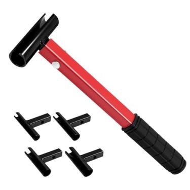 Imagem de Dobradiça Ajustando Wrench Kit Porta Profissional Dobradiça Ferramenta De Reparação De Borracha Punho Para Decoração De Casa