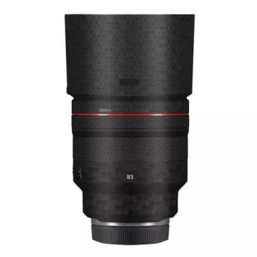Imagem de Película protetora premium para lentes de câmera 85 1.2 Película protetora de vinil para Canon RF 85 mm F1.2 L USM (preto favo de mel)