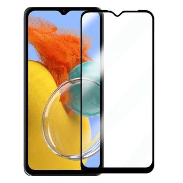 Imagem de Película de Vidro Compatível Samsung Galaxy M14 Proteção Total da Tela Borda Preta