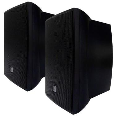 Imagem de Caixa Acústica Passiva 30W C321P JBL Preta com Suporte - Par
