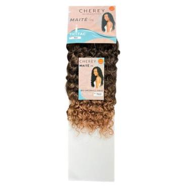 Imagem de Aplique Tic-tac Cacheado 60cm Fibra Orgânica Premium - Cherey, T2/27