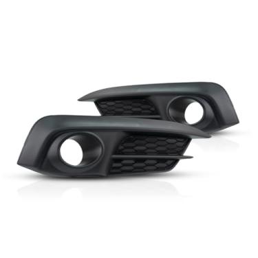 Imagem de Capa para farol de neblina Honda Civic 2016 2017 2018 par do lado do motorista e do passageiro | Sedan | Primed | Para HO1038129, HO1039129 | 71108-TBA-A10, 71103-TBA-A10