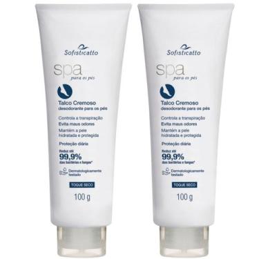 Imagem de Kit 2 Creme Desodorante Evita Mau Odor Chule Fungos Hidrata - Sofistic