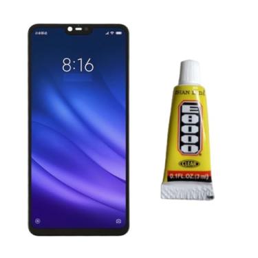Imagem de Tela Display Touch Para Mi 8 Lite Preto + Cola 3 Ml