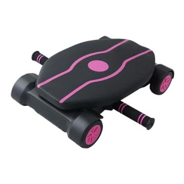 Imagem de Dynwave Equipamento de resistência ao núcleo do núcleo da roda abdominal para academia residencial resistente à portátil Máquina de exercícios não deslizante, Rosa