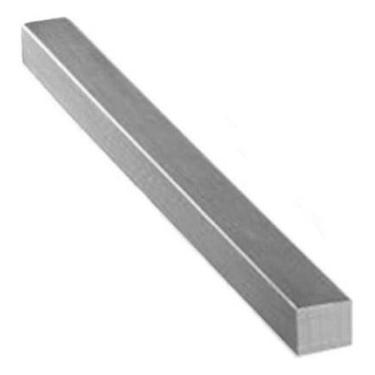 Imagem de Tarugo Quadrado Alumínio 1'' = 25,4mm X 1 Metro Barra Maciça - CBA