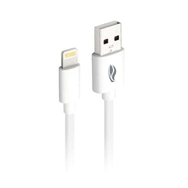 Imagem de C3Tech Cabo USB para Smarthphone CB-L20WH Branco, 2Metros, Suporte a Carregamento e Transferência de Dados