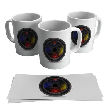 Imagem de Caneca Fotografia Dia do Fotógrafo Lente Câmera 325ml