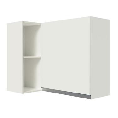Imagem de Armário Aéreo de Canto 100% mdf com Adega Branco Smart Madesa