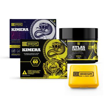 Imagem de Kit Kimera Thermo + Kimera Night + Creatina Atlas 90g + Porta Caps - Iridium Labs