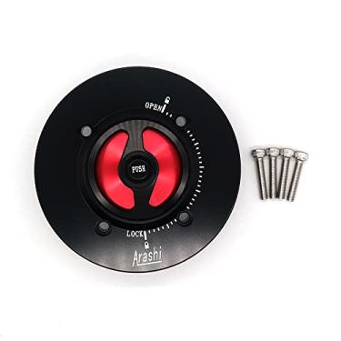 Imagem de Tampa de tanque de combustível sem chave CNC para Kawasaki VERSY.S-X 300, Z400, Z650, Z900, Ninja ZX-6R, Ninja 650, Ninja 400, VERSY.S 1000 KLZ1000DKF Acessórios de substituição de motocicleta