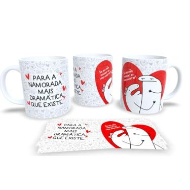 Imagem de Caneca de Porcelana Casal Apaixonado – Presente Divertido e Romântico (Para namorada mais dramática que existe)