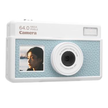 Imagem de Câmera Digital 4K para Adolescentes Alunos Iniciantes, 68MP 18x Zoom Retro Digital Camera Com Tela de 2,8 Polegadas, Atualize a Câmera Vintage Barata Com Vários Filtros (Verde