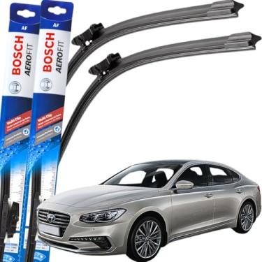Imagem de Par Palheta Limpador Parabrisa Dianteiro Silicone Bosch Paleta Hyundai Azera 2012 á→ 2019