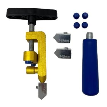 Imagem de Riscador Cortador Manual Diamantado para Vidro, Azulejo e Granito | Ferramenta Portátil de Corte de Alta Precisão | Ideal para Projetos DIY