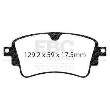 Imagem de EBC Brakes DP22254 Greenstuff Série 2000 Almofada esportiva