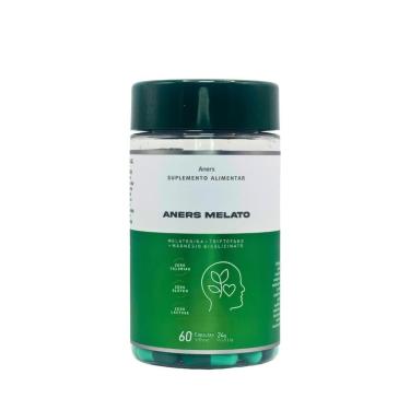 Imagem de Suplemento Aners Melat Magnésio triptofano 60 Cáps-Unissex