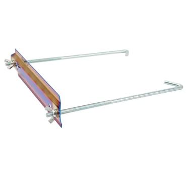 Imagem de Barra transversal bateria, retenção de aço inoxidável para bateria de carro (azul queimado)