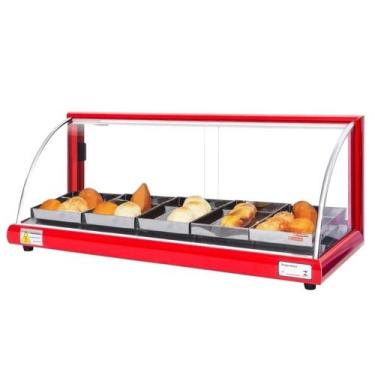 Imagem de A5 - Estufa Alfa para salgados de 5 bandejas Vermelha - 127V - Omega