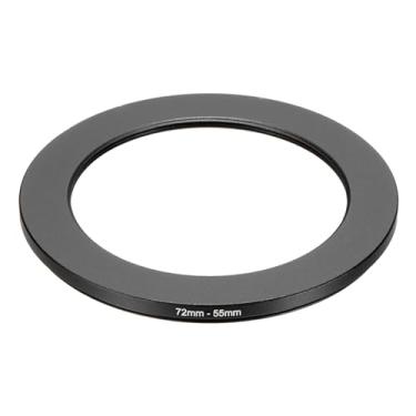 Imagem de PATIKIL Adaptador de anel descendente de 72 mm a 55 mm, anéis de filtro para lente de câmera filtros de anel de metal digital para lentes ND IR DSLR, preto