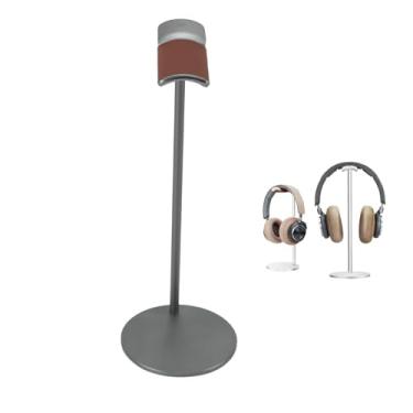 Imagem de Fone de Ouvido para Fone de Ouvido Stand Handset Hollow Com Liga de Alumínio Barra de Suporte Solid Base Gaming Headset Rack para Todos Os Fones de Ouvido Tamanho (Cinza)
