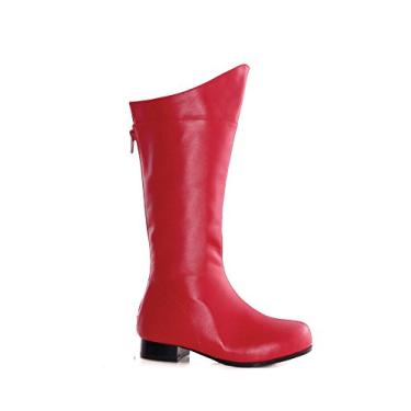 Imagem de Ellie Shoes Bota de cano alto unissex infantil, Vermelho, Large Big Kid