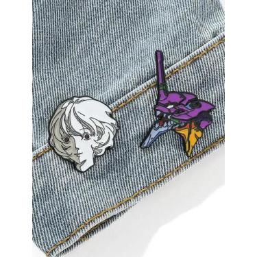 Imagem de Broche de Anime Gospel Warrior - Emblema Metálico para Mochila e Roupa