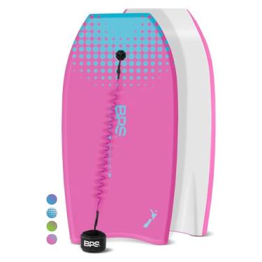 Imagem de BPS 41" Adultos Kids Body Board com coleira e nadador de bíceps (Rosa/menta)