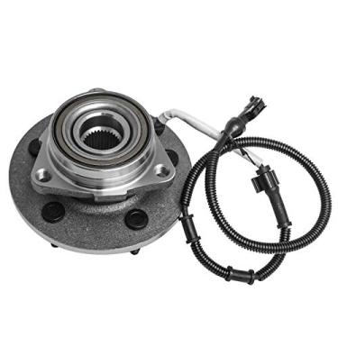 Imagem de Conjunto de rolamento e cubo dianteiro TUCAREST 515010 compatível com 1997 1998 1999 2000 Ford F-150 (4 rodas ABS com parafusos de roda de 12 mm) [4WD 5 Lug W/ABS]