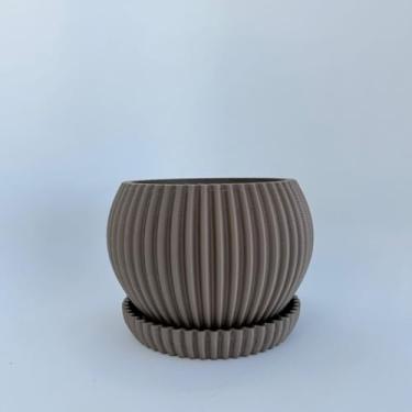 Imagem de Mini Vaso Cachepot Mini Suculenta Decoração Unitario (MARROM)