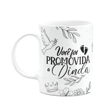Imagem de Caneca de Dindos - Você foi promovida a Dinda - M3