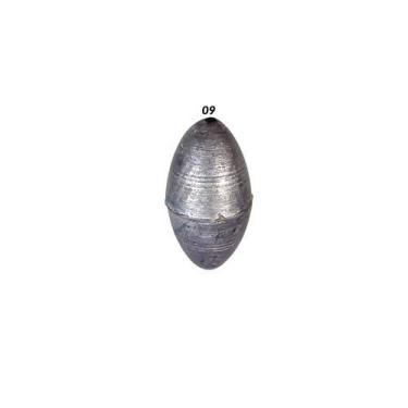 Imagem de Chumbo oliva para pesca - BellaPesca, N° 09, 1 unidade