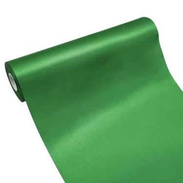 Imagem de Simplegoal Fita de cetim verde 30,5 cm 25 metros de tecido grande fita de seda para embrulho de presente kit de cerimônia de corte grande abertura cadeira faixa mesa cabelo carro laços costura
