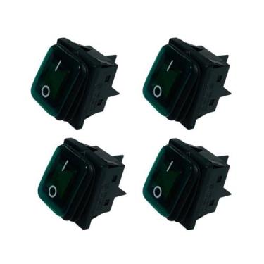 Imagem de 04 Botôes Do Painel Kcd4-s1 Liga/desliga Da Máquina Mma370 - LCTE