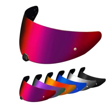 Imagem de i10 Visor - PSLER HJ-31 Visor i10 Tinted Visor Helmet i70 Face Shield Replacementfor i10 HJ-31 i70,Deep Purplish Red