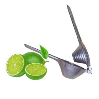 Imagem de Espremedor LimãO De Inox MaciçO Resistente Profissional(- 1 Espremedor Limão Alumínio)