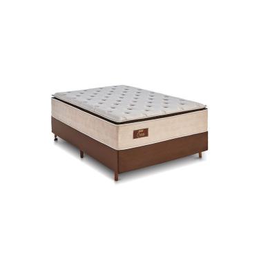 Imagem de Conjunto De Cama Box Queen Casal Base + Colchão 138x188x61cm