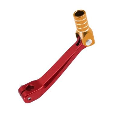 Imagem de A ABSOPRO Alavanca de câmbio dobrável de motocicleta para Honda CRF150F 2003-2017 Braço de alavanca de mudança de pedal vermelho dourado prateado 1 peça