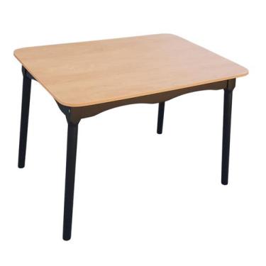 Imagem de Mesa de Jantar Colonial Brisa Mesa 110X80 cm, Em Madeira Rustico Tampo