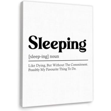 Imagem de YEOION SleepingArte de parede para decoração de parede de escritório, citações positivas decoração de parede para sala de aula e escola