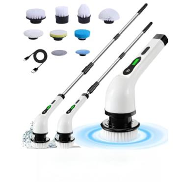 Imagem de Escova De Limpeza elétrico Ajustável Janela Banheiro e Cozinha 7 em 1 Recarregável(9 EM 1)