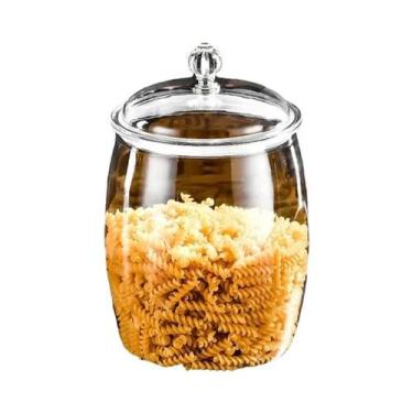 Imagem de Pote Grande Transparente Hermético De Plástico Para Armazenamento De A