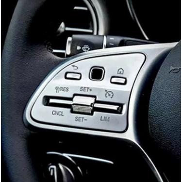 Imagem de Aplique Moldura Cromada Botões Volante Mercedes A200 C180 Gla 200