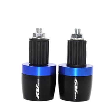 Imagem de Extremidades das manoplas do guidão da motocicleta, tampas das extremidades dos manoplas, acessórios deslizantes de peso para Suzuki SV650S SV 650S SV650 1999-2019