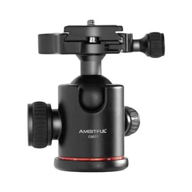 Imagem de Cabeça De Tripé Panorâmica Dupla AMBITFUL GM01 De Liga De Alumínio Com