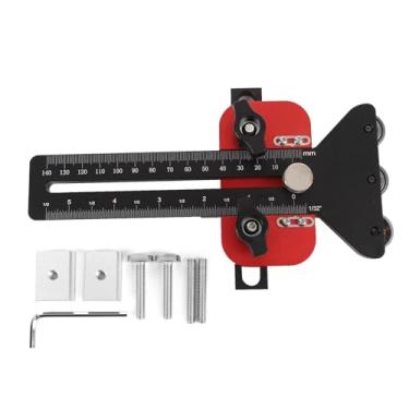 Imagem de Jiawu Guias de Gabarito de Serra de Mesa de Gabarito Fino, 3 Polias Finas Gabaritos Rasgados, Fazendo Cortes de Tira Estreitos Repetitivos, Ferramentas de Madeira