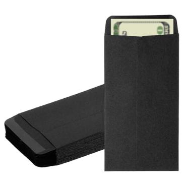 Imagem de PATIKIL Envelope para dinheiro, pacote com 50 envelopes de dinheiro de 16,5 cm x 8,9 cm, sacos para dinheiro, carta de desafio de economia de orçamento, para presente, moedas, cheques, bilhetes, joias